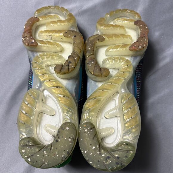 Nike Shoes Men 7Air VaporMax 2020 Flyknit Deep Royal Blue Multi CJ6740-400 - Picture 8 of 10